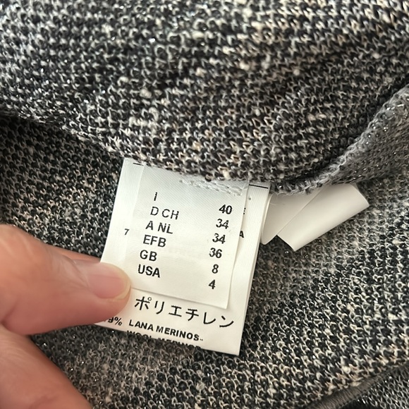 Missoni womens grey silver dress size 4 Made In Italy BNWT - Picture 4 of 5